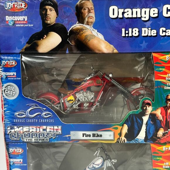Orange County Choppers American Chopper Custom Value Pack Die Cast 1:18 Lot New - Picture 4 of 11
